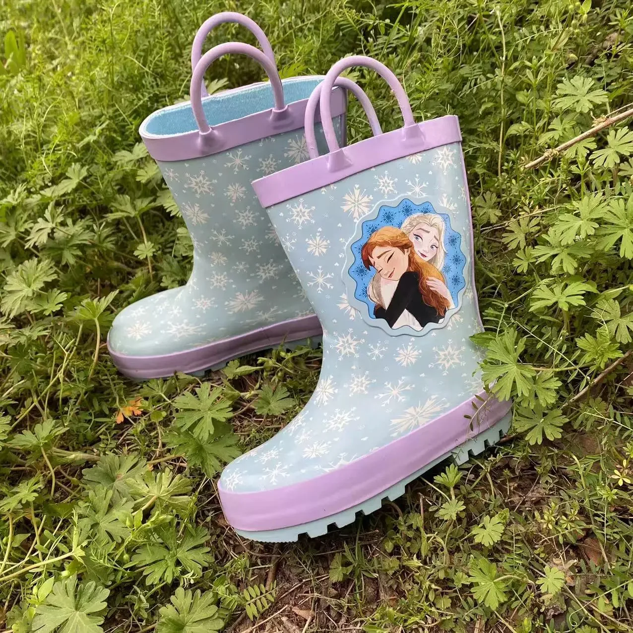 

Детские ботинки «Холодное сердце» с героями мультфильмов Диснея, студенческие непромокаемые сапоги, детская модная детская повседневная обувь, размер ЕС, размер 22–38