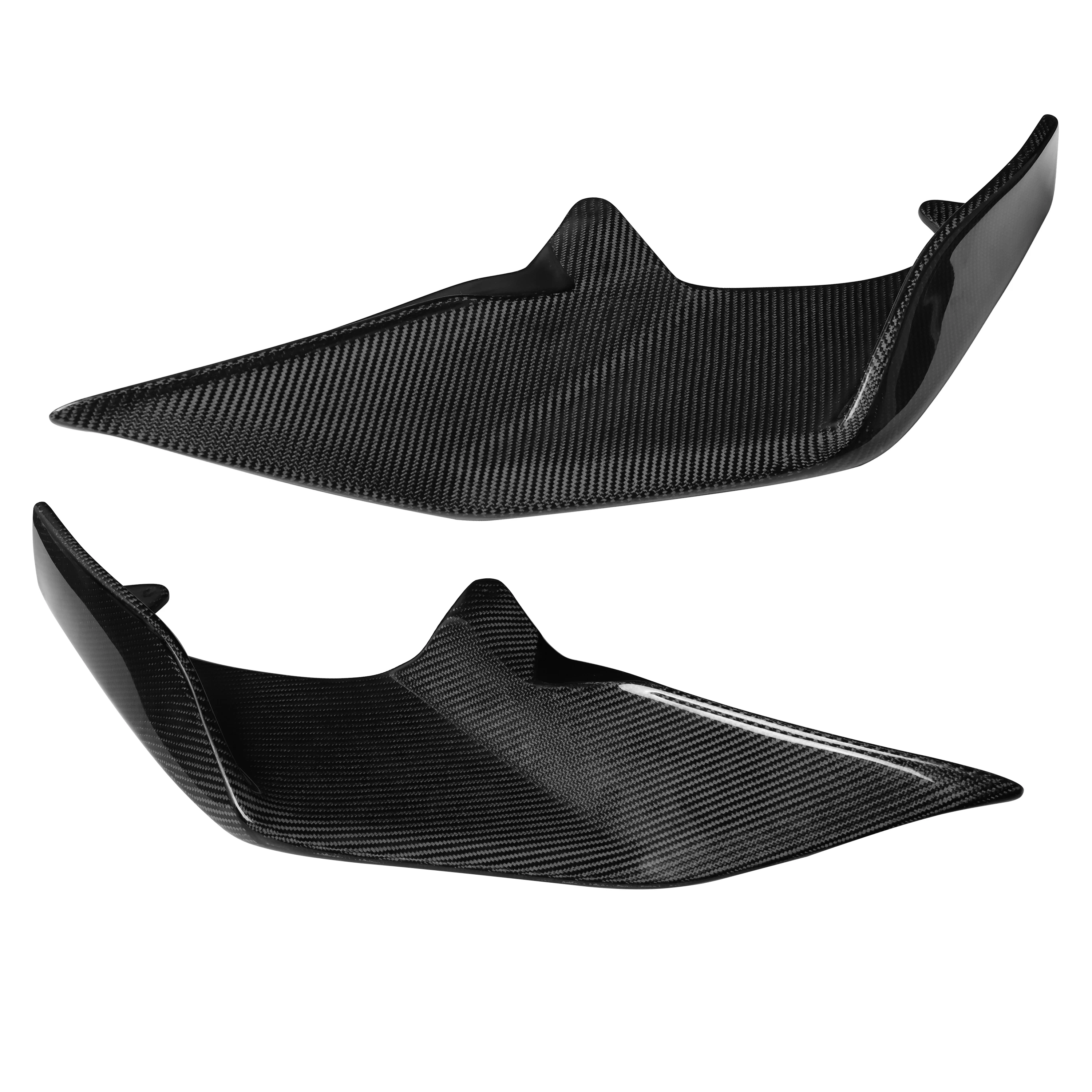 

Applicable to Lexus GS350 genuine carbon fiber front bumper lower corner air inlet decorative sticker for car modification