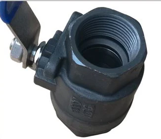 TKFM Production Line 2 Inch Two Piece Carbon Steel Internal Thread Ball Valves