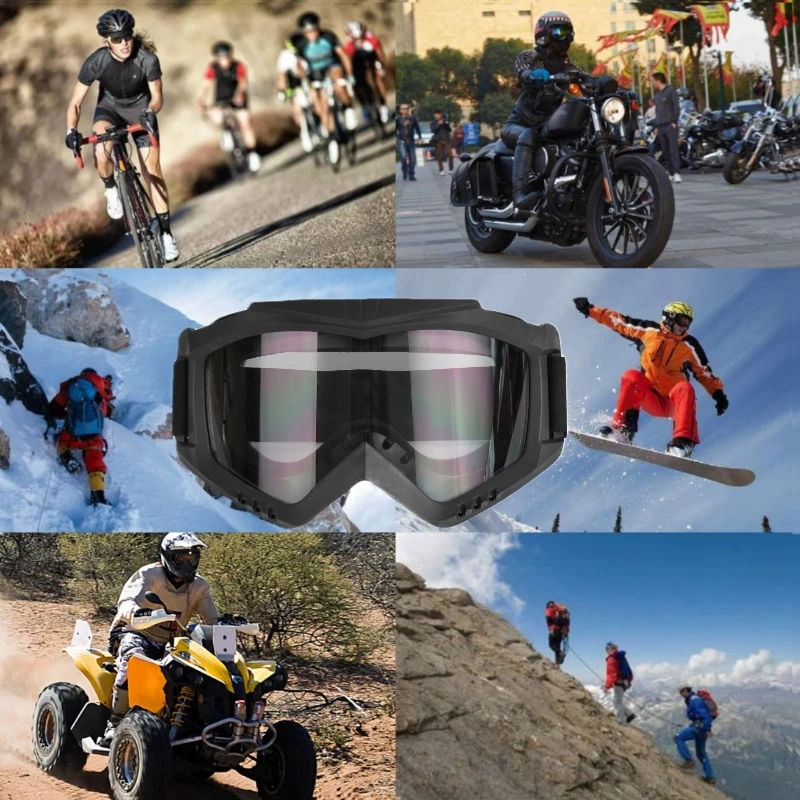 

REikirc Tactical Goggles Thickened Lenses Sunglasses Detachable Mask Goggles Hunting Cycling Skiing Airsoft Protective Glasses