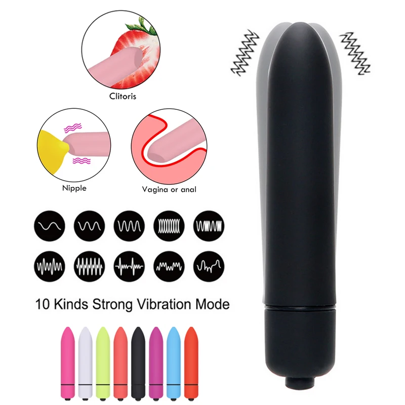 Automatic Vibrator 10 Speed Female Masturbator SM Sex Toy Dildo Anal G-spot Clitoral Stimulator Mini Massager Adult Products