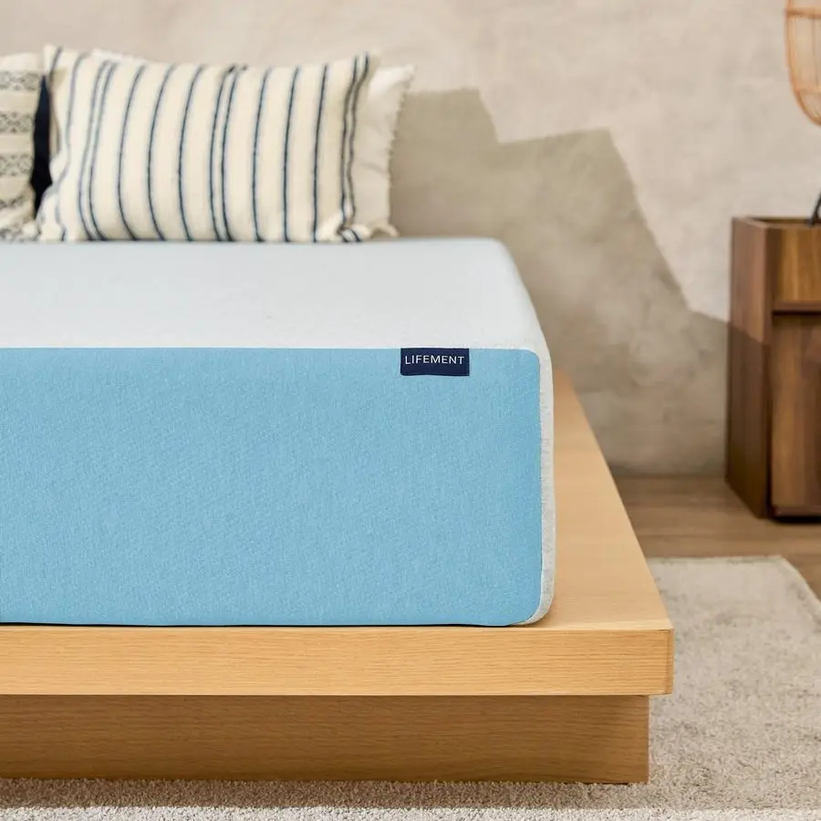 

8 Inch King Cooling Gel Infused Memory Foam Mattress in a Box Medium Firm Bed, Fiberglass Free, CertiPURUS OekoTEX Certified