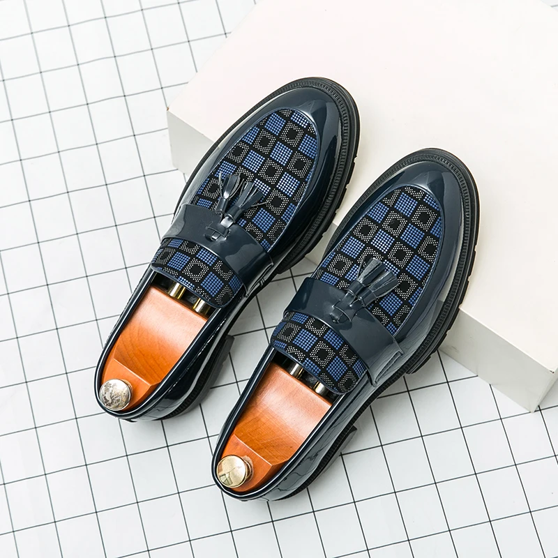 Chaussures en cuir verni brill - Men Shoes Official avis et prix