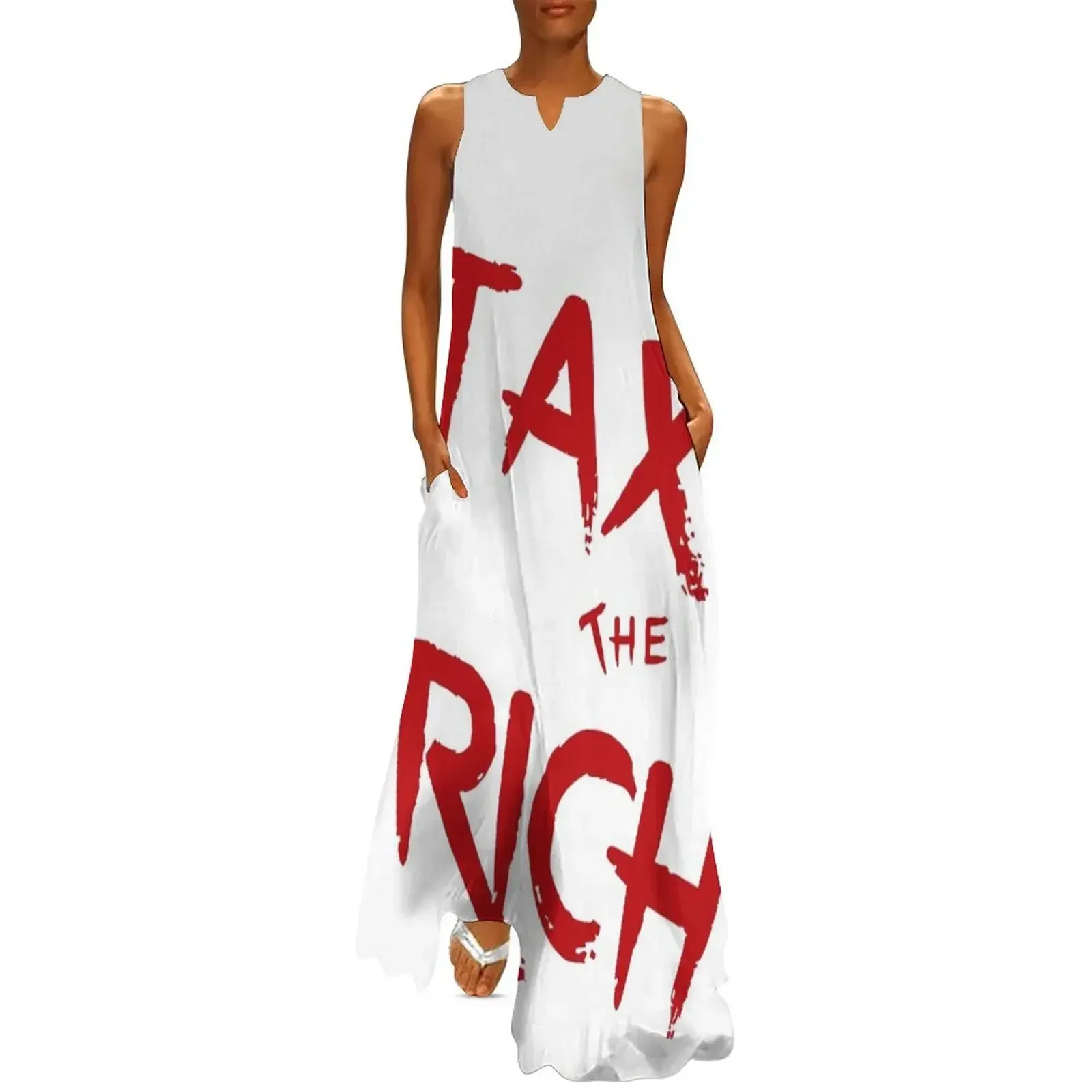 

Tax The Rich AOC Long Dress Dress vintage women's evening dress 2025 sexy short dresses daring