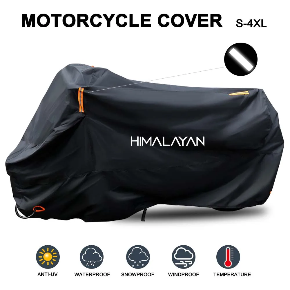 For Royal Enfield Himalayan 411 400 Motorcycle Cover Waterproof Outdoor All Season Dust UV Protective Scooter Rain Cover
