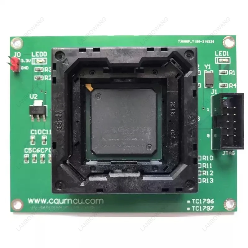 Adapter Programming Stand for Infineon TC17xx/TC2xx, 28-Pin DIP Burn-in Test Socket for Chip Read Write Programming