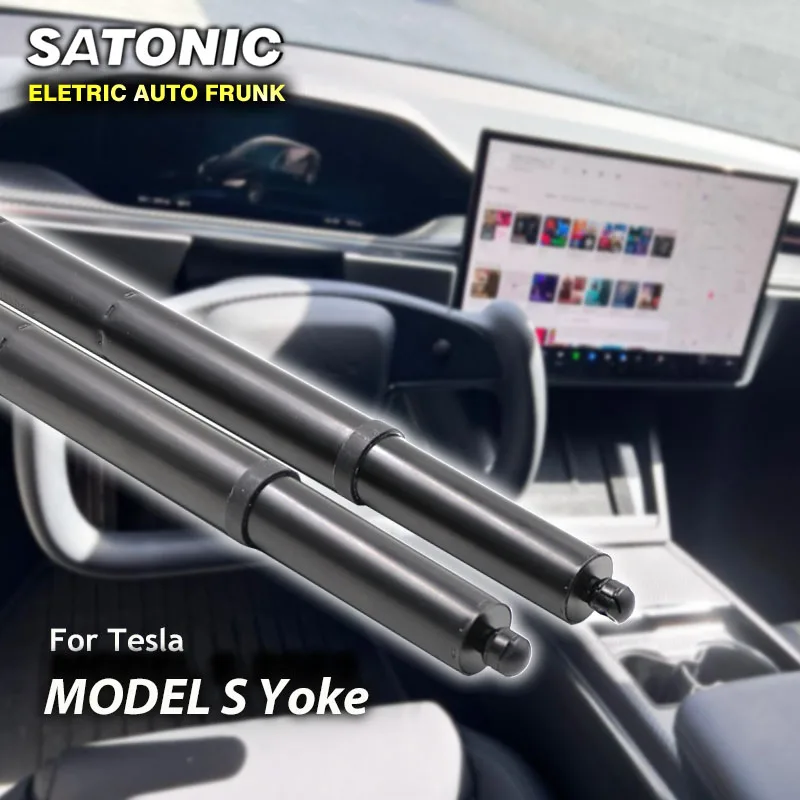 

SATONIC Electric Frunk Car Modified Auto Lifting Power Front Gate For Tesla Model S 2022 Yoke Steering Wheel Version