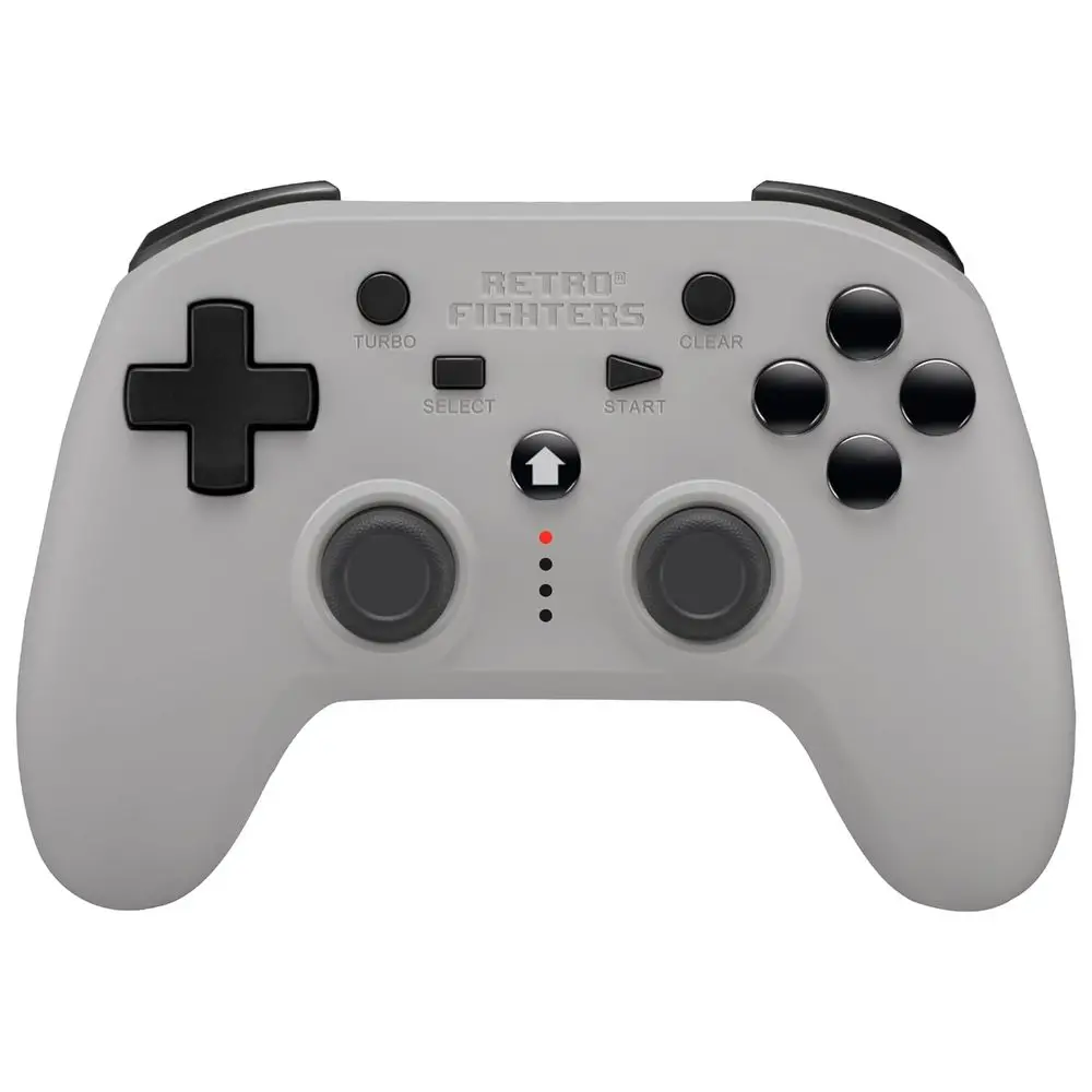 Wireless Controller for Next-Gen Gaming: PS1, PS2, PS3, PS Classic, Switch, and PC, Grey