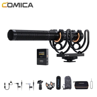 Comica CVM-VM30 2.4G Wireless Microphone, Super Cardioid Shotgun Microphone With Shock Mount For Dslr Camera / Smartphone / PC