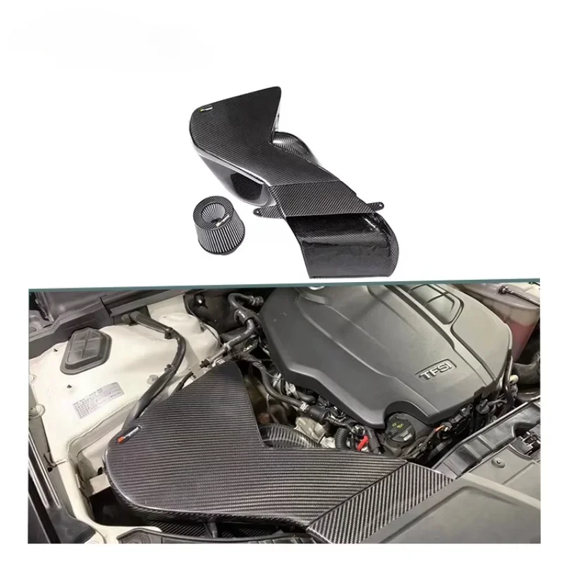 

Dry Carbon Fiber 3K Twill Car Cold Air Intake System Kits for A4 A5 B8 B8.5 1.5T 2.0T