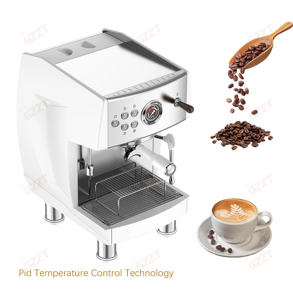 

Hot Sale Small Coffee Machine Semi-automatic Commercial Coffee Maker for Cafe Home Office School 1 Group Espresso Machine