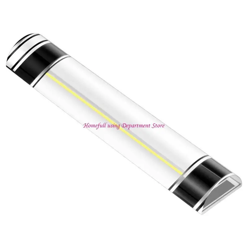 2x Lens Rulers with Sliding 6 Inch Improves Clearance for Knitting Card Game Clear Gift