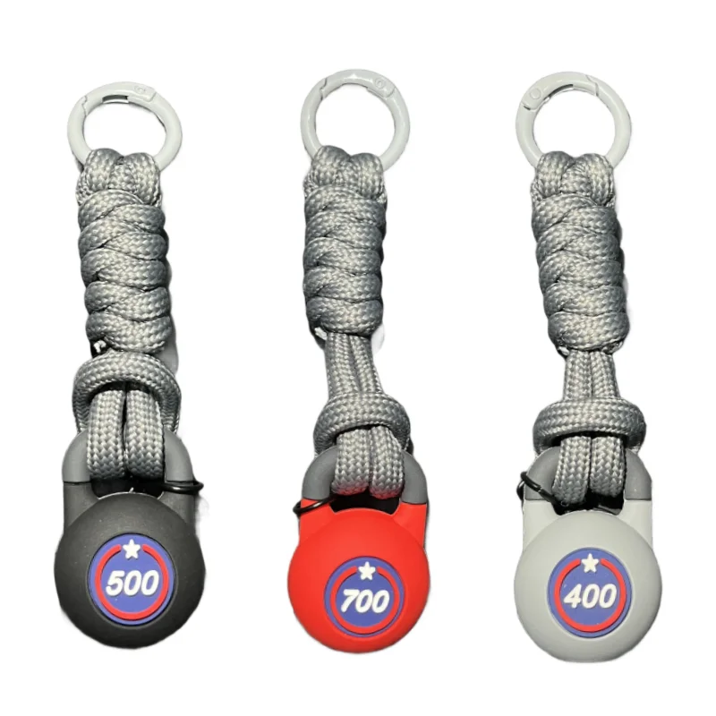 Nuevo Llavero de Kettlebell Tejido a Mano, 7 Colores, Mini Kettlebell con Anillo en O, Colgante para Bolsa Deportiva, Regalo para Expertos en Fitness