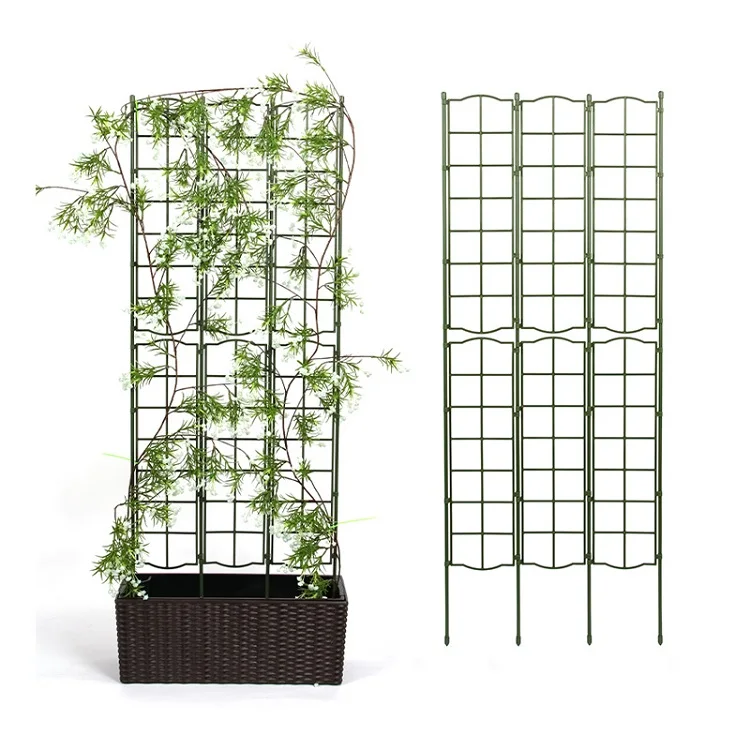 

2026 Garden Planter DesignGarden Extra Thick Expandable Plant Climb Hanging Frame Trellis Plant Support Fence Indoor Air Plant V