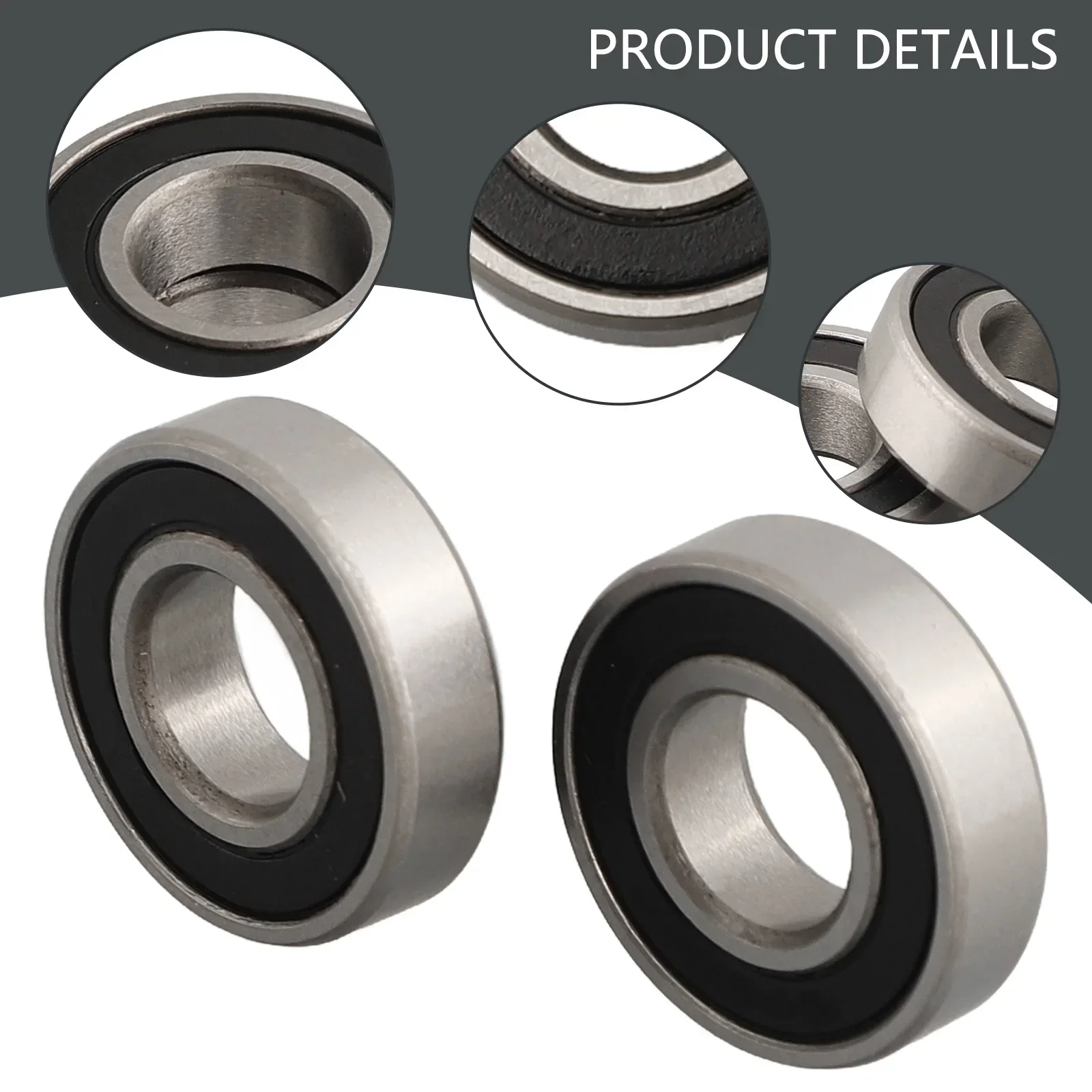 New Practical Useful Bearings Replacement Silver Stainless Steel Thin Section 61900-2RS (6900-2RS) Accessories