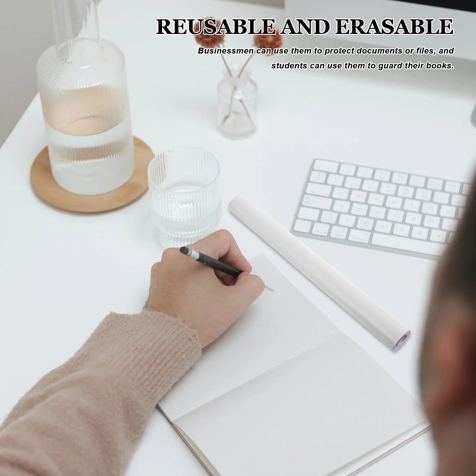 Magazine Book Cover Protective Film Transparent Covers Clear Scrapbook Protection