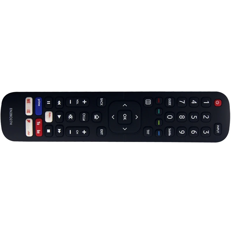 Controle remoto preto abs substituição de controle remoto para hisense tv lcd en2bo27h h55b7510 h65b7510 h323b5600 h40b5600