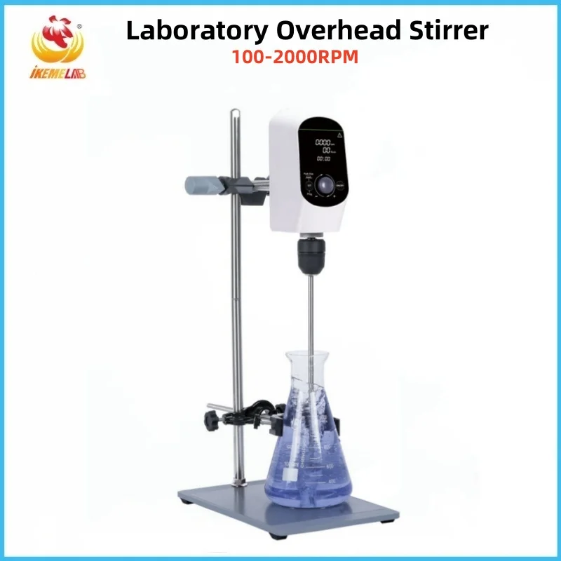 WEIAI Digital Laboratory Overhead Stirrer 2000rpm Electric Lab Mixer for Asphalt Chemical High Viscosity Liquid Stirring Machine - view 2