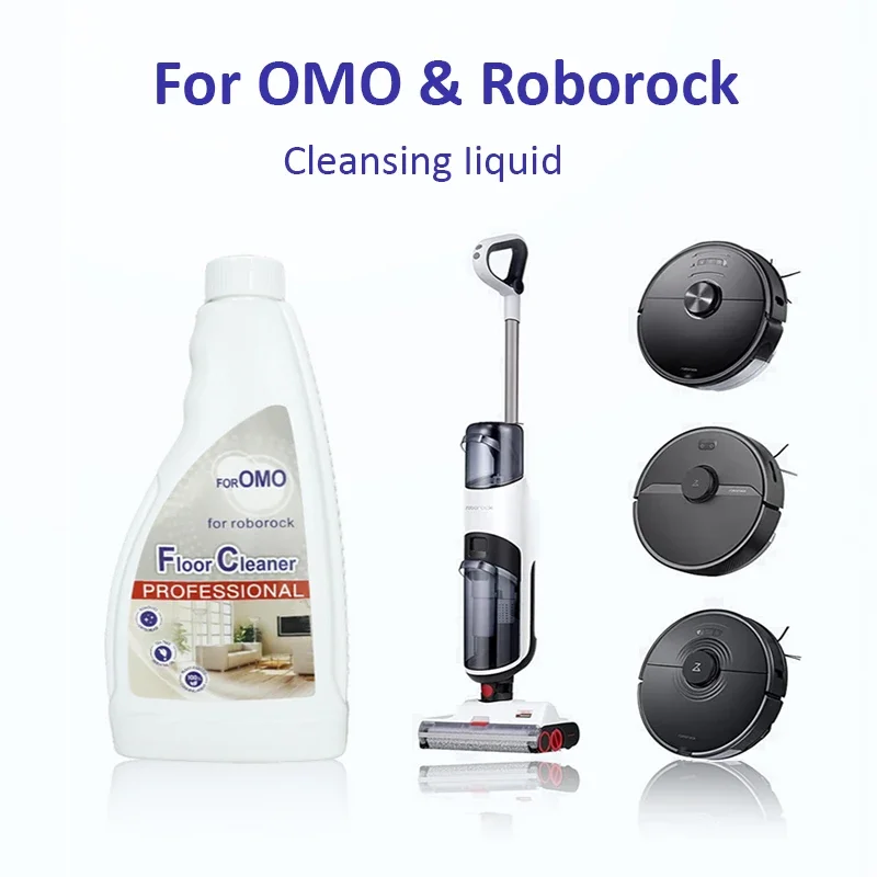 For Roborock and OMO Joint Sweeping Vacuum Robot Cleaning Liquid S8 Pro Ultra/S8/Q5/Q7 Series/S7 Max Ultra/S7MaxV Plus