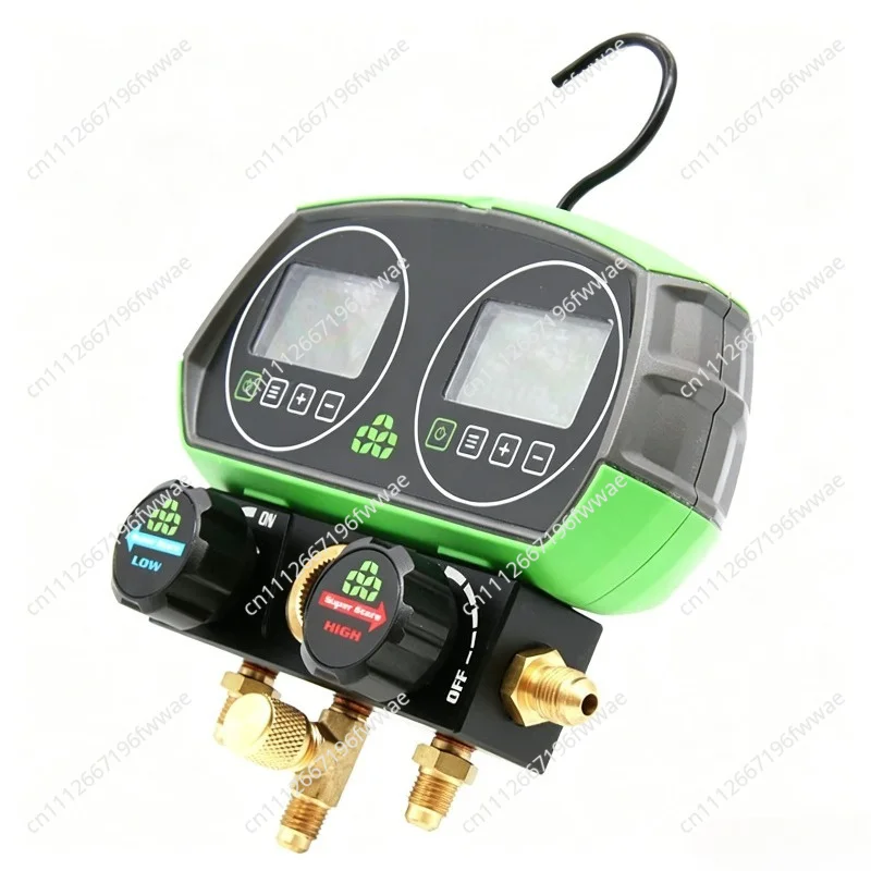 Air Conditioning Refrigerant Pressure Gauge Electronic Fluorine Meter R12 R22 R134a R404a 410a Fluorine Filling Tool ST-B168D