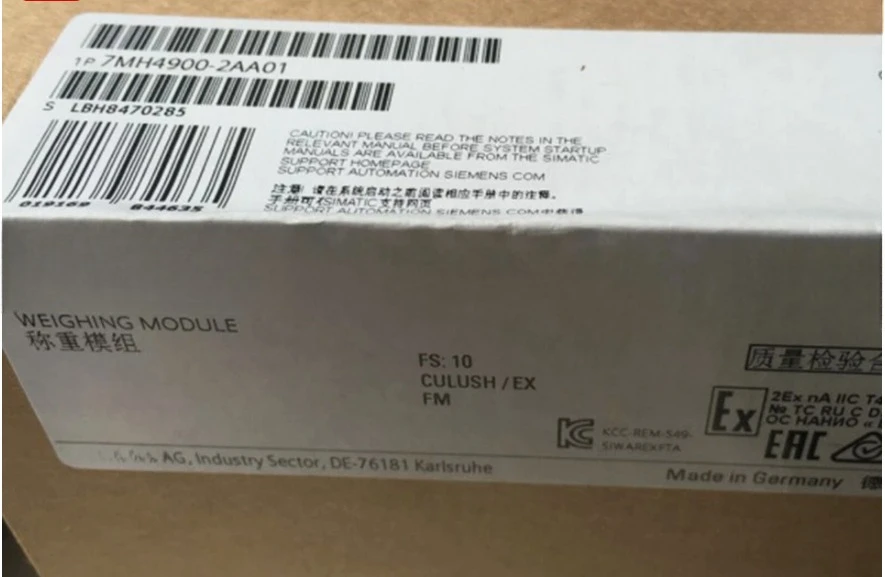 

Brand New Original 7MH4900-2AA01 Weighing Module 7MH49002AA01 Fast delivery