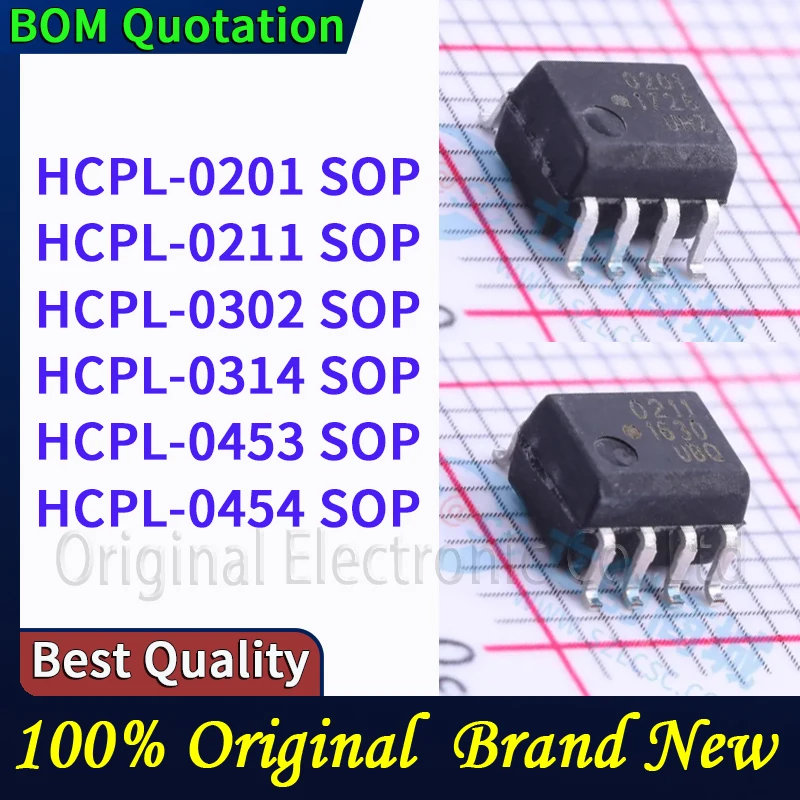 HCPL-0201-500E HCPL-0211 HCPL-0302 HCPL-0314 HCPL-0453 HCPL-0454 В наличии 48 часов доставка