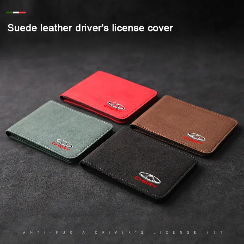 

Car Driving License Cover For Chery Tiggo 8 Arrizo 5 pro gx 5x eQ7 Chery tiggo 7 Pro Car Card Holder Money Bag ID/photo/bank