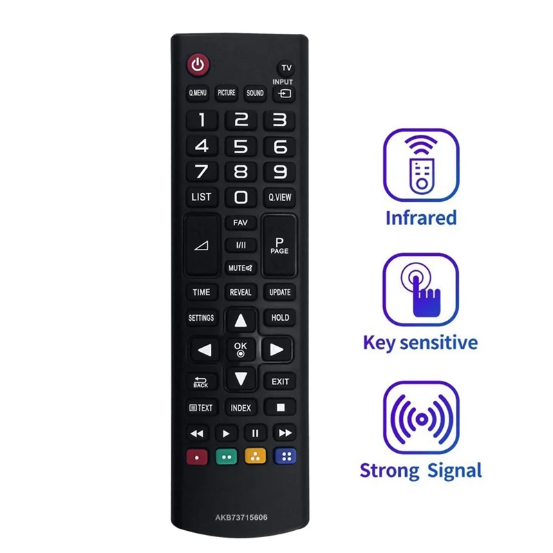 

A37T-Replace AKB73715606 Remote Control For TV 19MN43D 22LX330C 22LY330C 22LY340C 22MA33D 22MT44D 22MT47D 24MN33 24MT35S