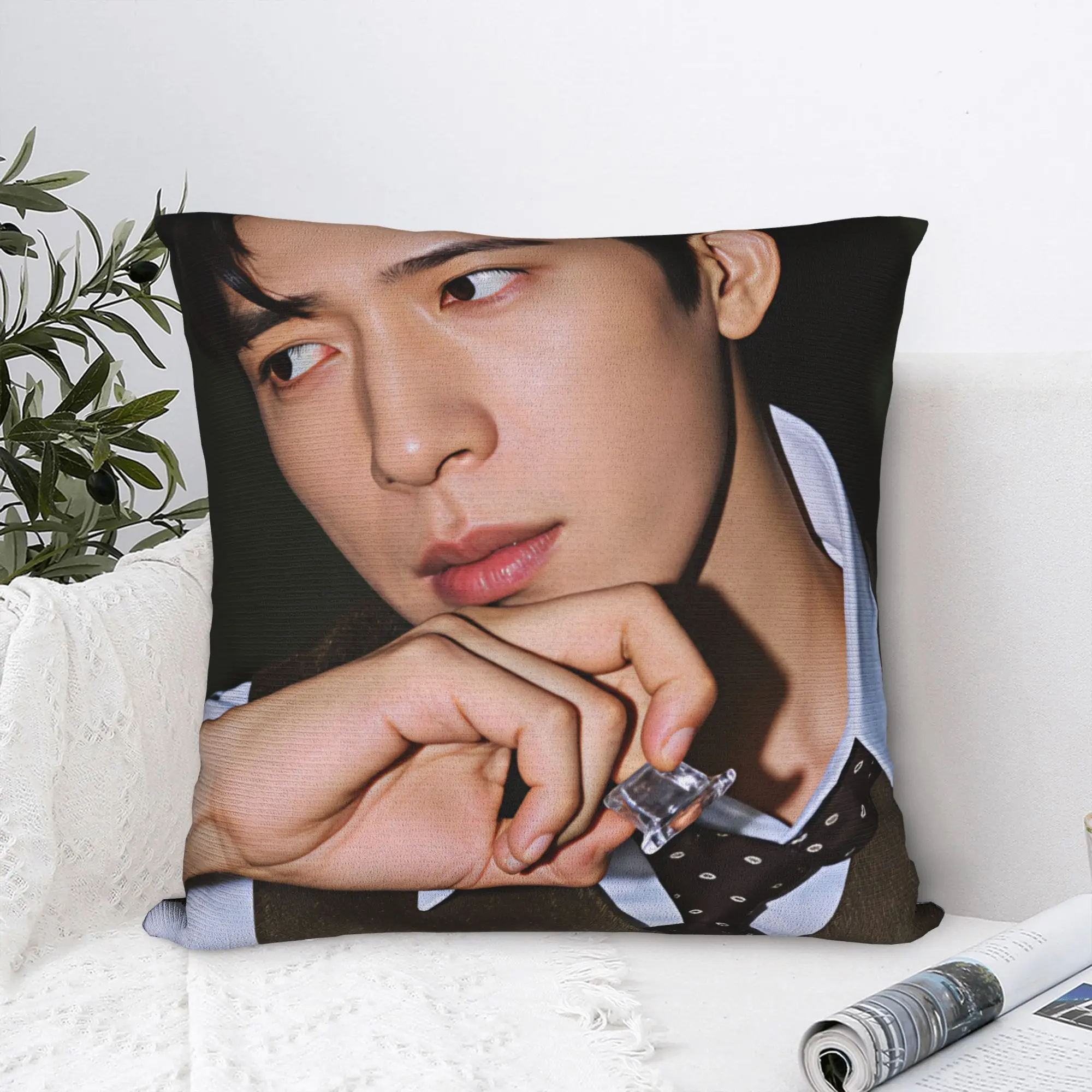 The Early Spring jing boran  Pillow Case  Print Pillow Cover Fashion Cushion Cover For Office Car Home Decor