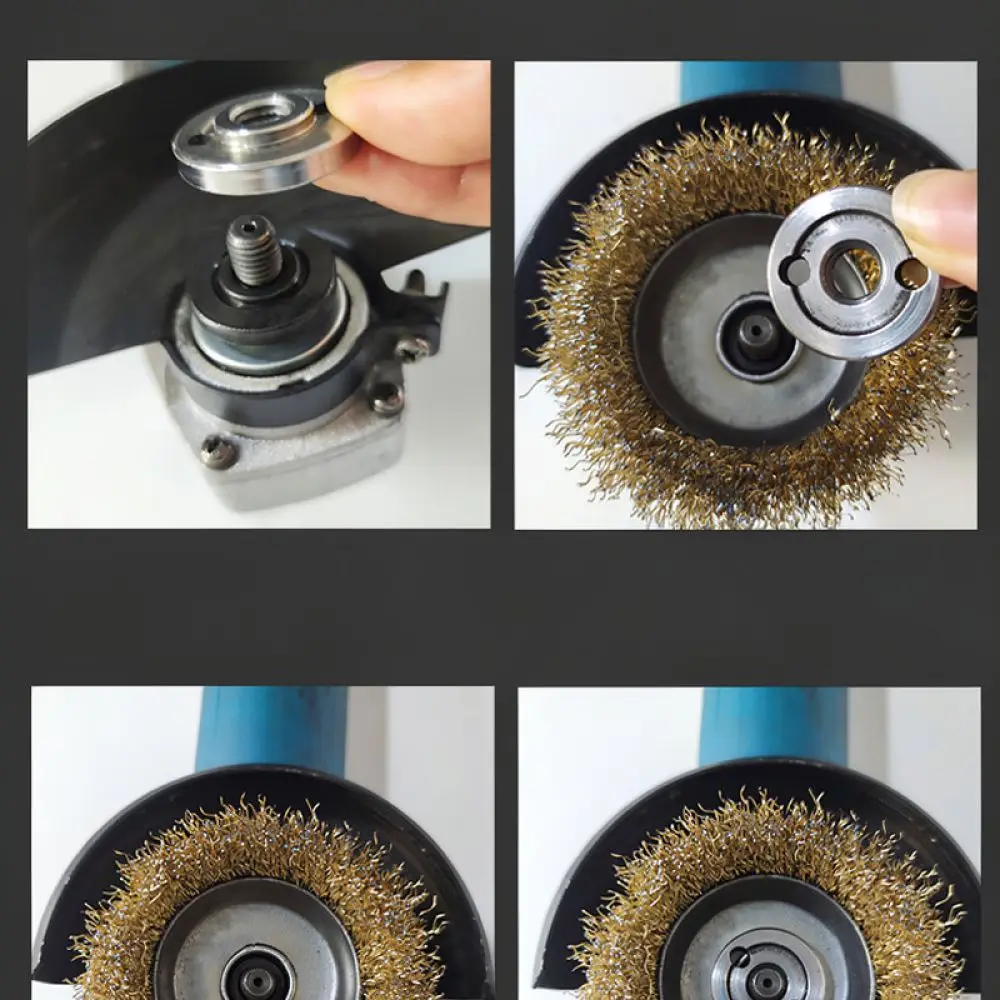 For Xinda Angle Grinder Wire Brush Cup Type Stainless Steel Polishing Wheel Metal Cleaning Grinding Rust Paint Stripping Tool