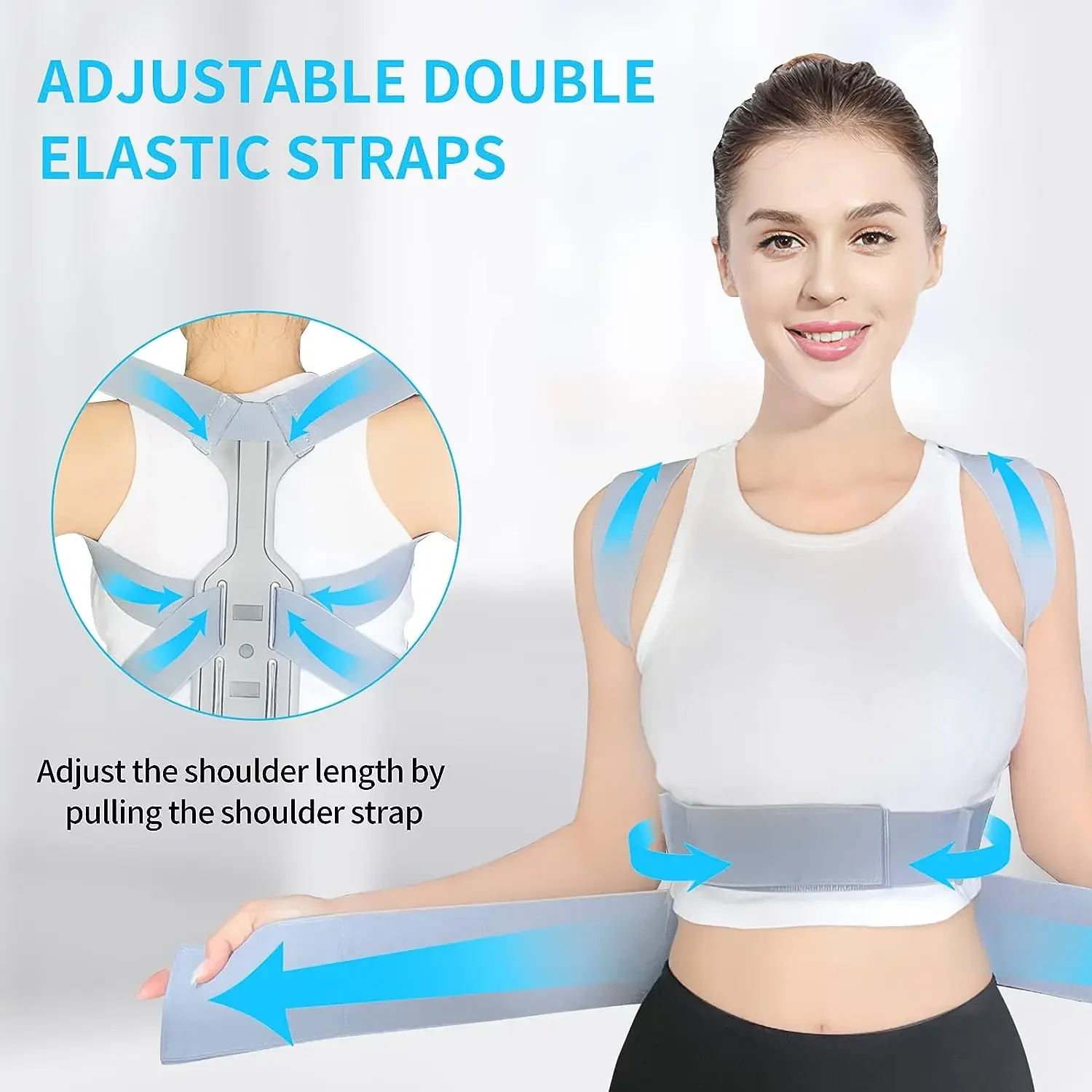 Upper Back Brace for Women Posture Corrector,Hunchback Back Straightener Posture Corrector for Women,Scoliosis Back Brace