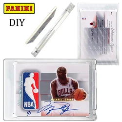 Panini domowa karta DIY Jordan Logoman koszykówka karta refraktora cegły świąteczne karty do kolekcji prezentów urodzinowych