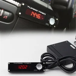 Universal รถ Auto LED ดิจิตอลจอแสดงผล Turbo Timer Delay Controller อุปกรณ์เสริมรถยนต์โลโก้