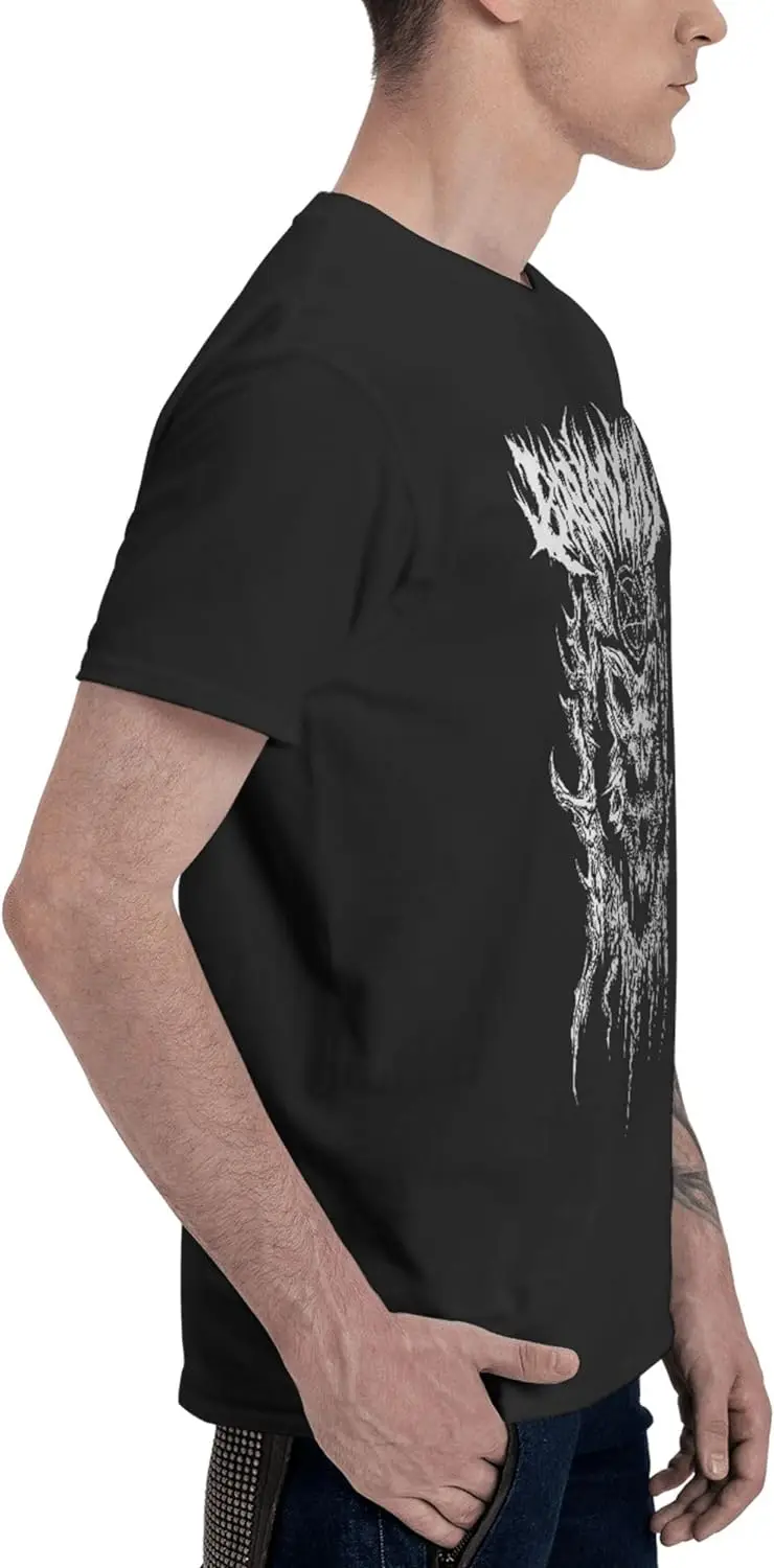 Men's Short Sleeve Basic T Shirt Casual Crew Neck Tee Top Black