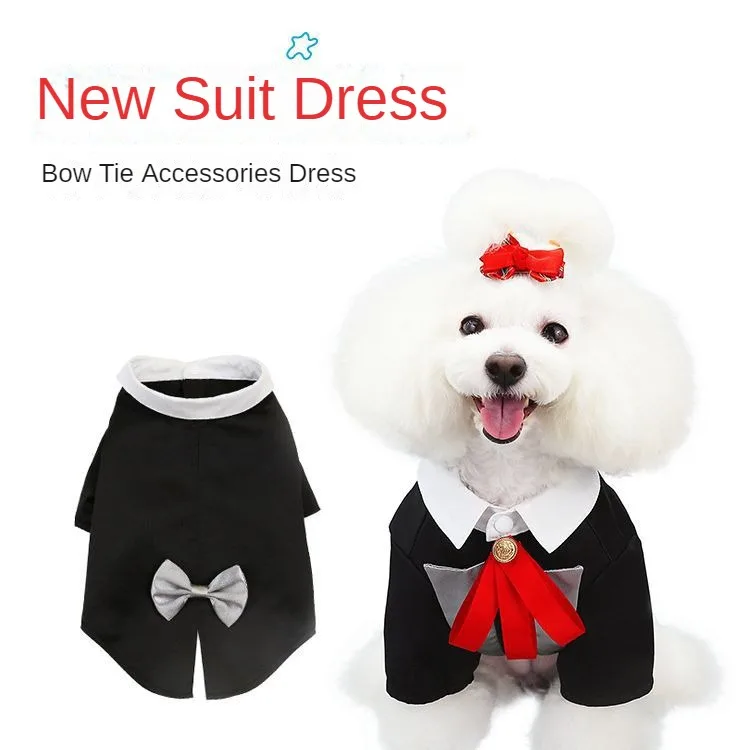 

Dog ClothesPet Supplies New Pet Clothes Pet Suit Wedding Pet Dress Tuxedo Teddy