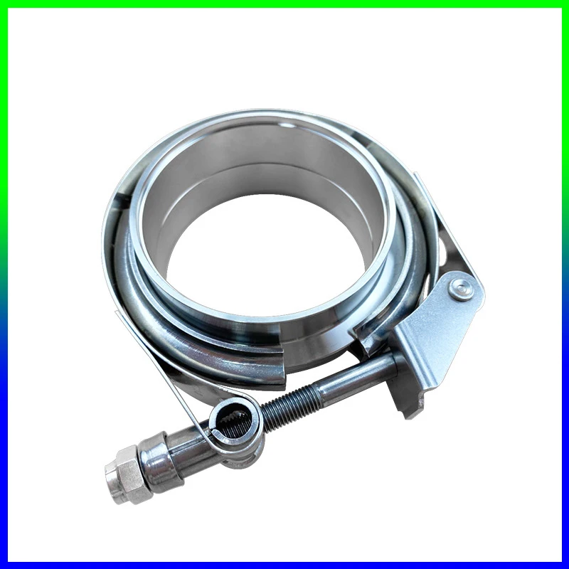 Stainless Steel 304 Quick Release V Band Clamp With Male Female Flange Exhaust Pipe Clamp Kit 1.5 Inch-6 Inch 38mm-152mm for Car