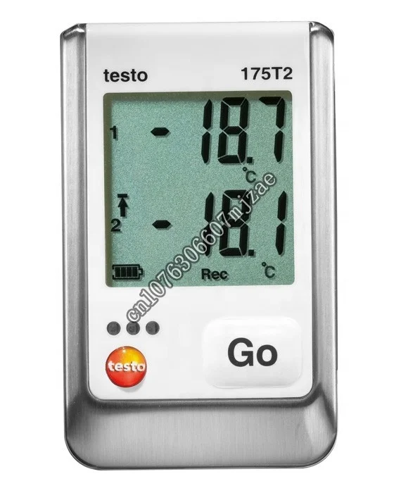 testo 175 T2 temperature data logger with two channels for food, air, room with HACCP-compliant