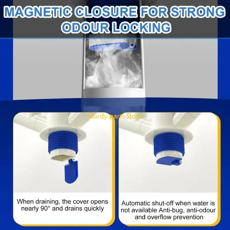 97QC بالوعة النفايات فخ مجموعة رائحة حجب التصميمات بالوعة استنزاف الأنابيب تنوعا مناسبة لمختلف المطبخ وأحواض الغسيل