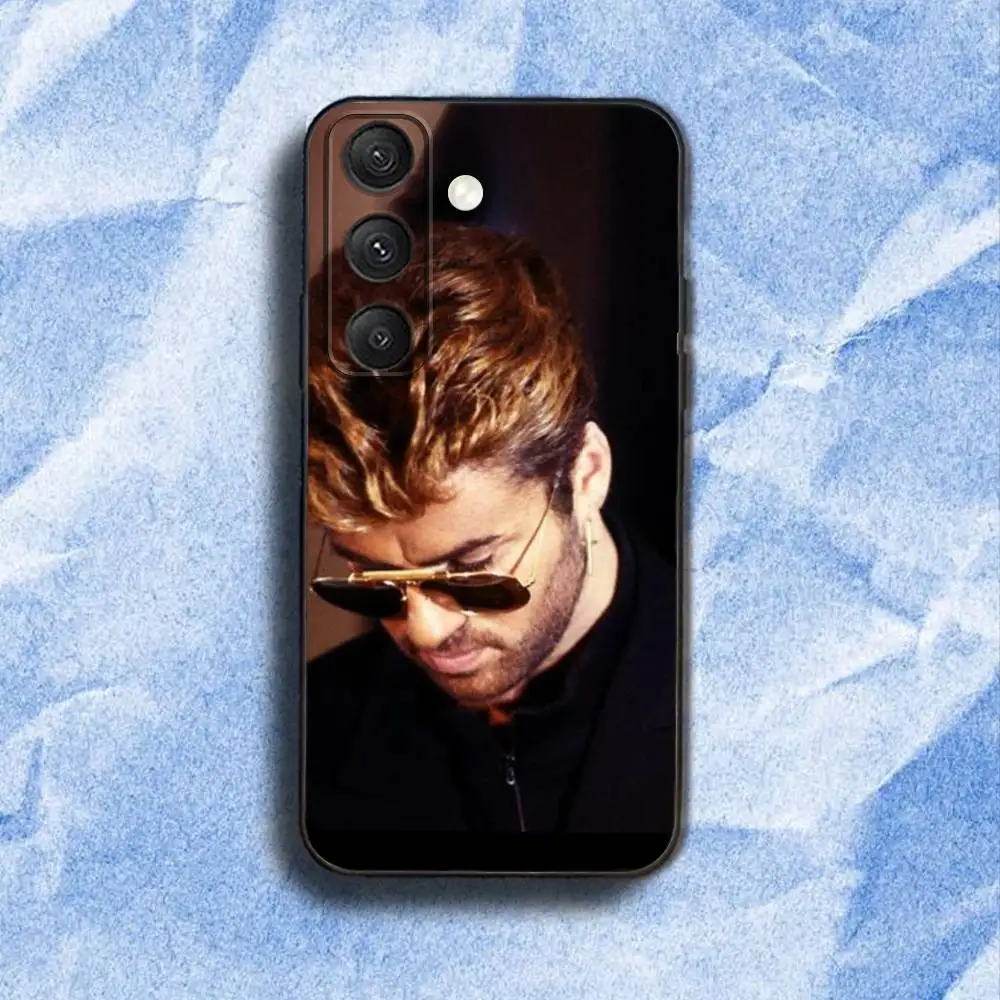 G-George M-Michael Phone Case For Samsung S 25,24,23,22,30,21,10,9,Ultra,Plus,Lite,FE,4,5G Black Soft Case