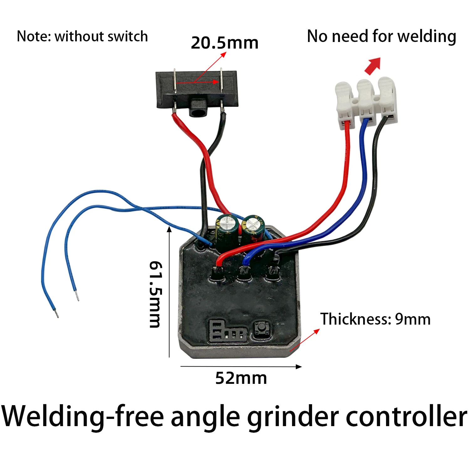 Imagem -02 - Elétrica Brushless Lithium Angle Grinder Driver Board Controller Board Acessórios Ferramenta Dayi Makita