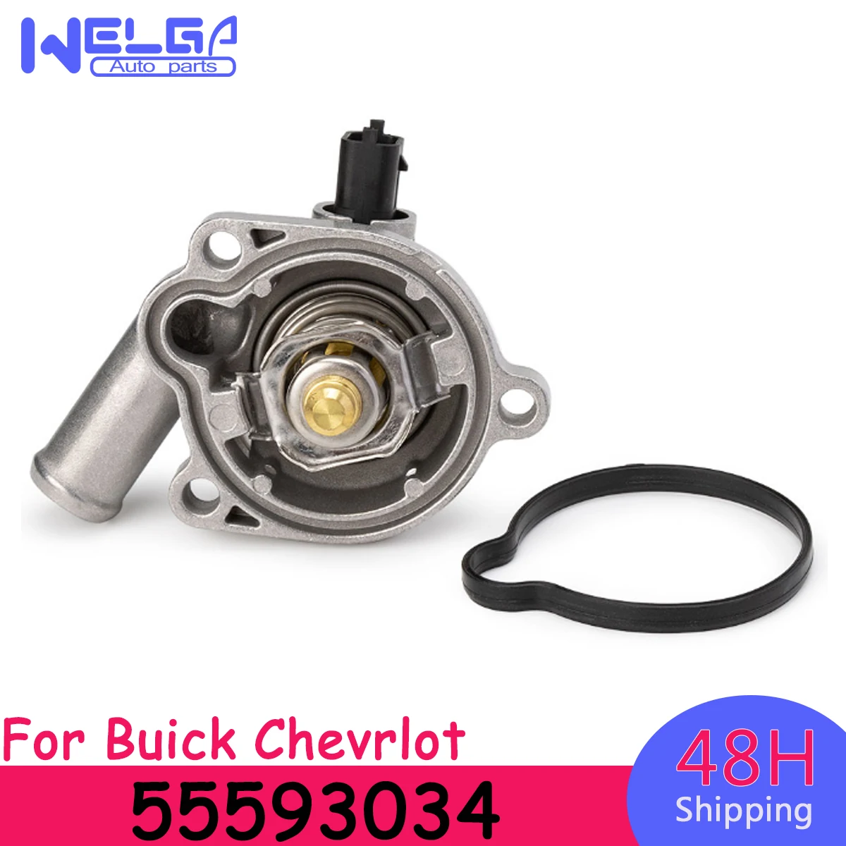 車アクセサリー-アルミ製サーモスタットハウジング-55565336-55593034-34709-730221-ビュイック・アンコール14l-シボレー・クルーズ・ソニック・トラックス用-新品