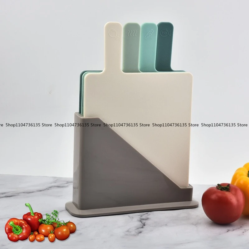 

Creative Sorting Board Set, Household PP Plastic Cutting Double-sided Fruit Chopping Board, Kitchen Tools