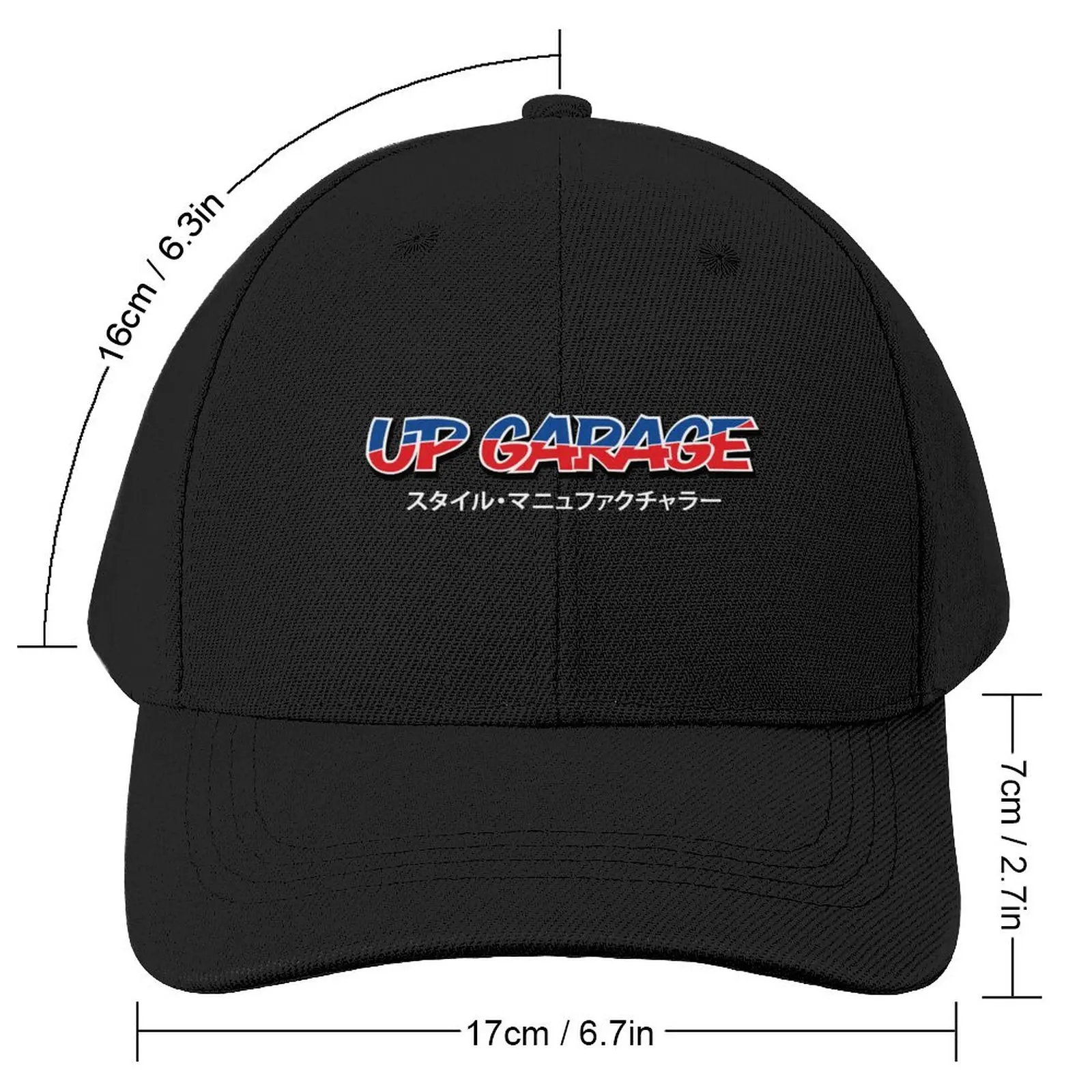 UP Garage Baseball Cap Caps Custom Cap Streetwear Anime Women Caps Men's