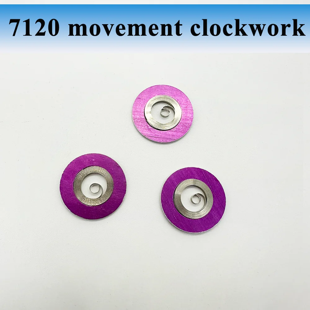 

Watch Accessories Clockwork Suitable for 7120 Domestic Movement Watch Repair Parts Movement Mainspring
