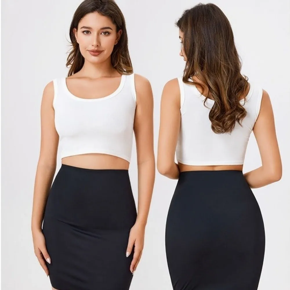 Fashion High Waist Half Body Skirt Seamless Business Knitted Skirt Slim Fit Elastic Women's Mini Skirt Women