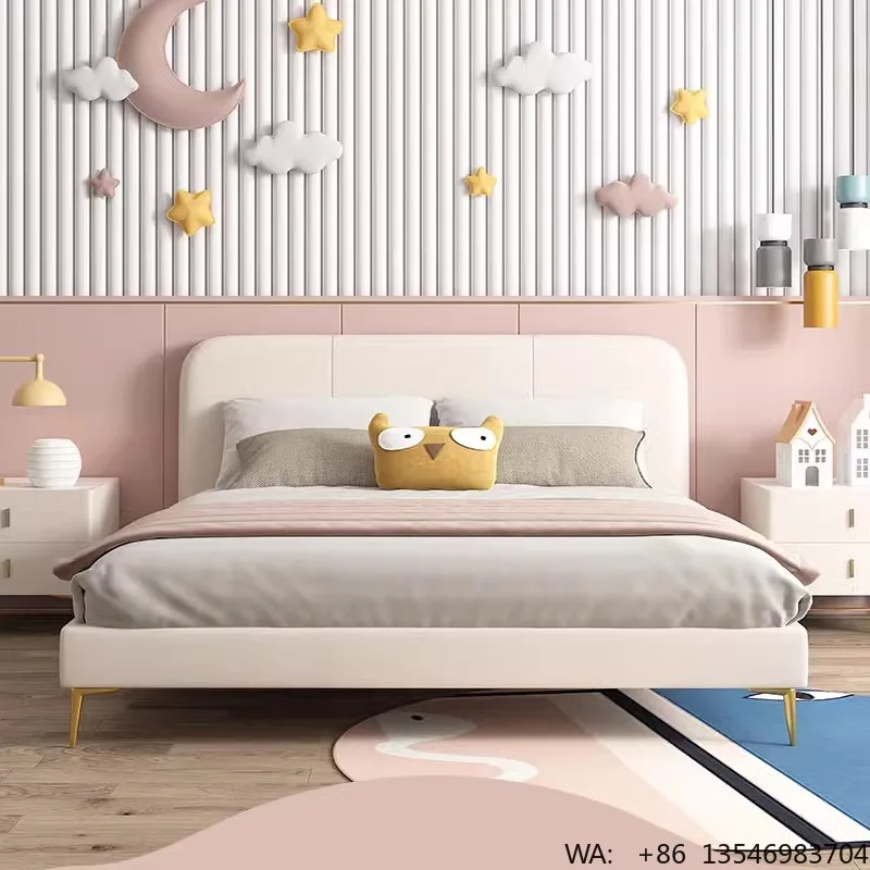 Modern Storage Kids Bed Frame Wooden Multi-Size Custom Stable Comfortable Bedroom Furniture