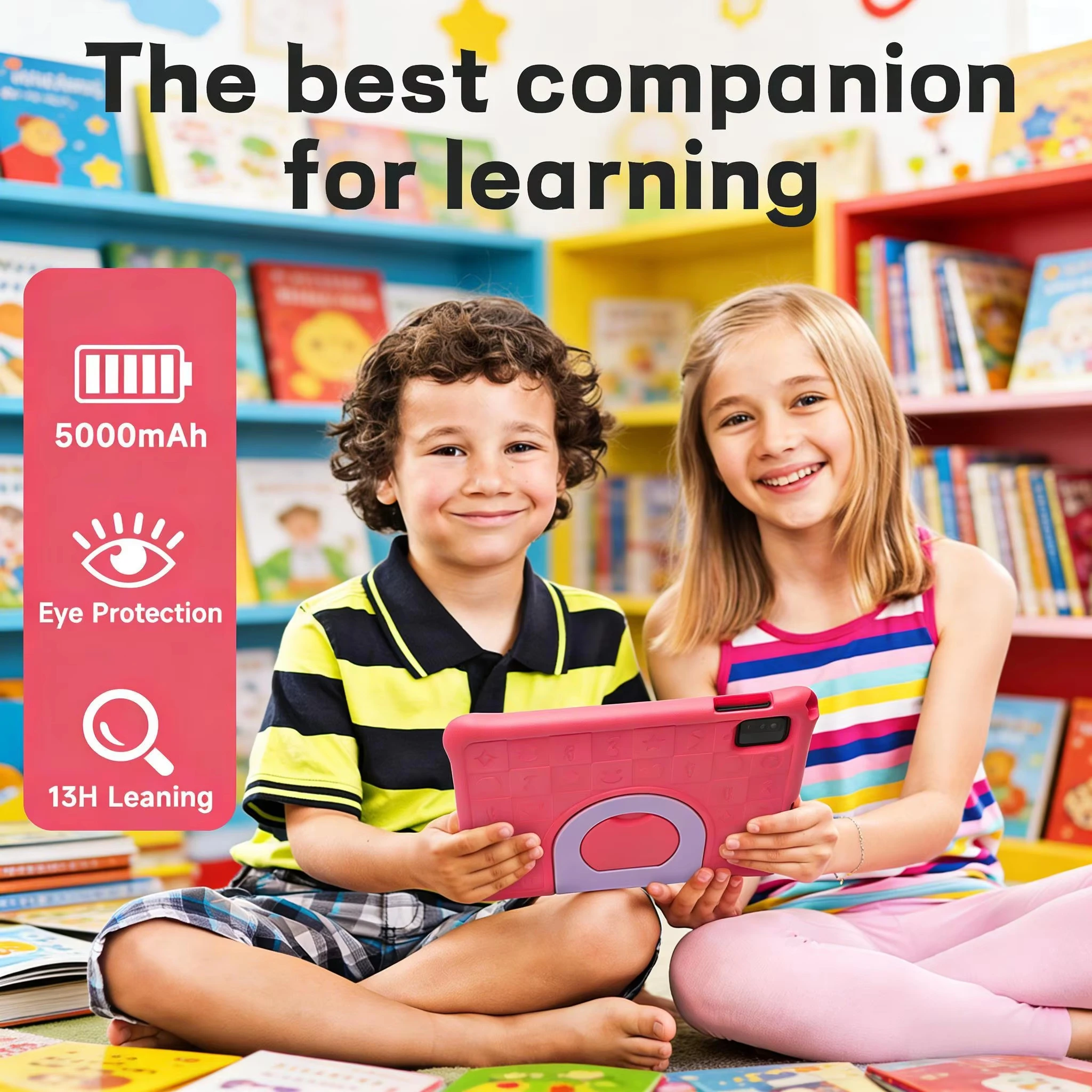 Paitanry CH10 Plus Android 16 Kids Tablet 10 inch 5000Mah Octa-core 8GB (3+5GB) RAM 32GB ROM Learning Children's Tablet PC