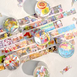 1pcs/1lot Decorative Adhesive tapes AGUGU masking tapes Junk Journal Scrapbooking stikcers Paper Japanese