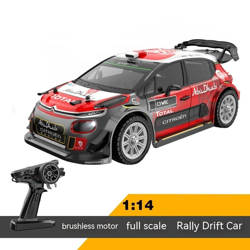 Rc Mejia Xin 14303 1/14 Racing Full Scale Flat Run Brushless Remote Control Car Metal Bottom 4wd Drift Car Rally Car Boy Gift