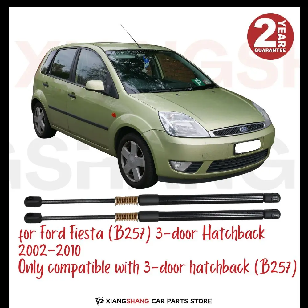 

2pcs Rear Tailgate Damper for Ford Fiesta (B257) 3-door Hatchback 2002-2010 WITH SPRING Trunk Boot Gas Charged Gas Struts
